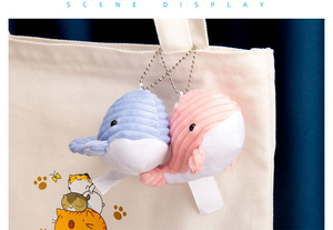 10Cm Zeedieren Pluche Pop Walvis Sleutelhanger Gevulde Oceaan Speelgoed Tas Bedel Hanger <span class=keywords><strong>Aquarium</strong></span> Souvenir Speelgoed Walvis Peluche Sleutelhanger - Product Image 4