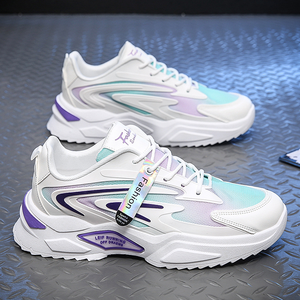 Zapatos casuales para hombre de alta calidad con suela gruesa, sencillos y a la moda, con un diseño de estilo deportivo. - Product Image 5