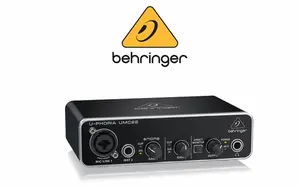 Behringers UMC22 Audiophile 2x2 Interfaz <span class=keywords><strong>de</strong></span> audio USB con <span class=keywords><strong>tarjeta</strong></span> <span class=keywords><strong>de</strong></span> <span class=keywords><strong>sonido</strong></span> preamplificador <span class=keywords><strong>de</strong></span> Micrófono Midas - Product Image 6