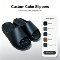 Chaussons de massage à semelle épaisse pour couple, pour hommes et femmes, en EVA souple, pour intérieur, maison, salle de bain, chaussons nuages en EVA, vente en gros, stocks disponibles
