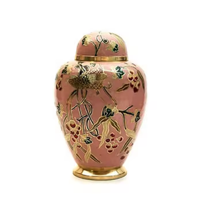 Engraved Metal Ashes Urn Adult Size Funeral Container <b>Memorial</b> <b>Vase</b> Burial Storage for Human Remains Decorative Holder - Product Image 4