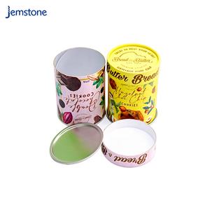 Envase de Cartón Kraft Cilíndrico para Alimentos, Diseño Personalizado, Reciclable, para Dulces, Cápsulas, Proteína en Polvo, Té - Product Image 1