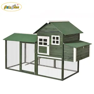 Wholesale Poultry Farm Equipment Wooden Chicken Coop with Outdoor Run