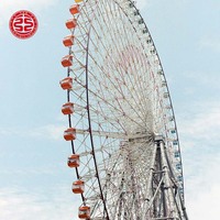 Rueda de la Fortuna con Cabina Climatizada para Parque de Atracciones, Atracciones Navideñas, Rueda de la Fortuna para Feria en Venta