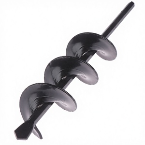 Tarière spirale de jardin en acier rapide, angle de 120 degrés, pour plantation de fleurs, d'ail et de bulbes, et pour le jardinage en potager - Product Image 3