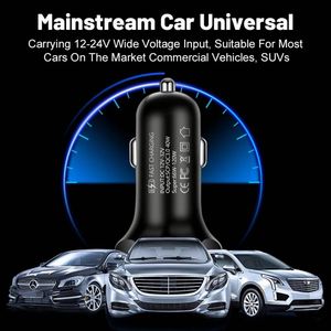 ที่ชาร์จในรถยนต์ 66W 4USB พร้อมหน้าจอดิจิตอล รองรับ QC3.0 ชาร์จเร็ว สำหรับโทรศัพท์มือถือ - Product Image 3