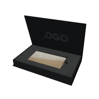 Caja de Cartón Rígida Personalizada en Forma de Libro para Tarjetas de Visita, Caja de Regalo para Tarjetas VIP