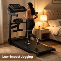 Caminadora Inteligente Plegable para Interiores, Automática, Multifuncional, Silenciosa, con Inclinación, para Hombres y Mujeres, Equipo de Fitness para el Hogar