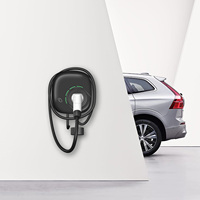 Chargeur mural pour véhicule électrique (VE) standard européen 32A 7kW, large plage de tension, multiples protections de sécurité, emballage personnalisé avec logo