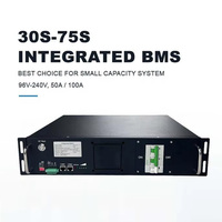 BMS de Alto Voltaje GCE con Módulos Maestro y Esclavo 30S 45S 48S 60S 64S 75S 50A 100A 96V 192V 240V para Baterías LFP NMC LTO