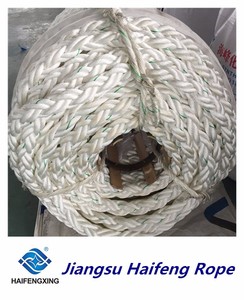 All'ingrosso corda multifilamento in fibra di Nylon a 8 fili (poliammide) 56mm resistente ai raggi UV grandi navi <span class=keywords><strong>ormeggio</strong></span> traino forniture Marine - Product Image 5
