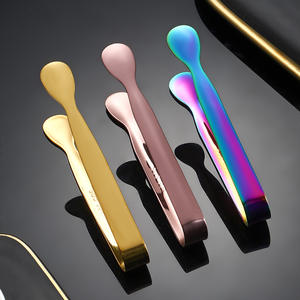 คลิปหนีบก้อนน้ำแข็งสแตนเลส 304 คลิปหนีบก้อนน้ำตาลคลิปอาหารหวานอเนกประสงค์สำหรับร้านกาแฟบาร์ร้านอาหาร - Product Image 3