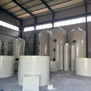 PP phun tháp khí quyển Thiết bị kiểm soát ô nhiễm nước Scrubber loại bỏ bụi axit sương mù thanh lọc bụi Collector - Product Image 4