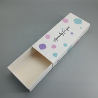 Boîte d'emballage alimentaire pliable personnalisée OEM de marque Macaron Cookie Candy, très vendue, avec logo et papier d'art durable