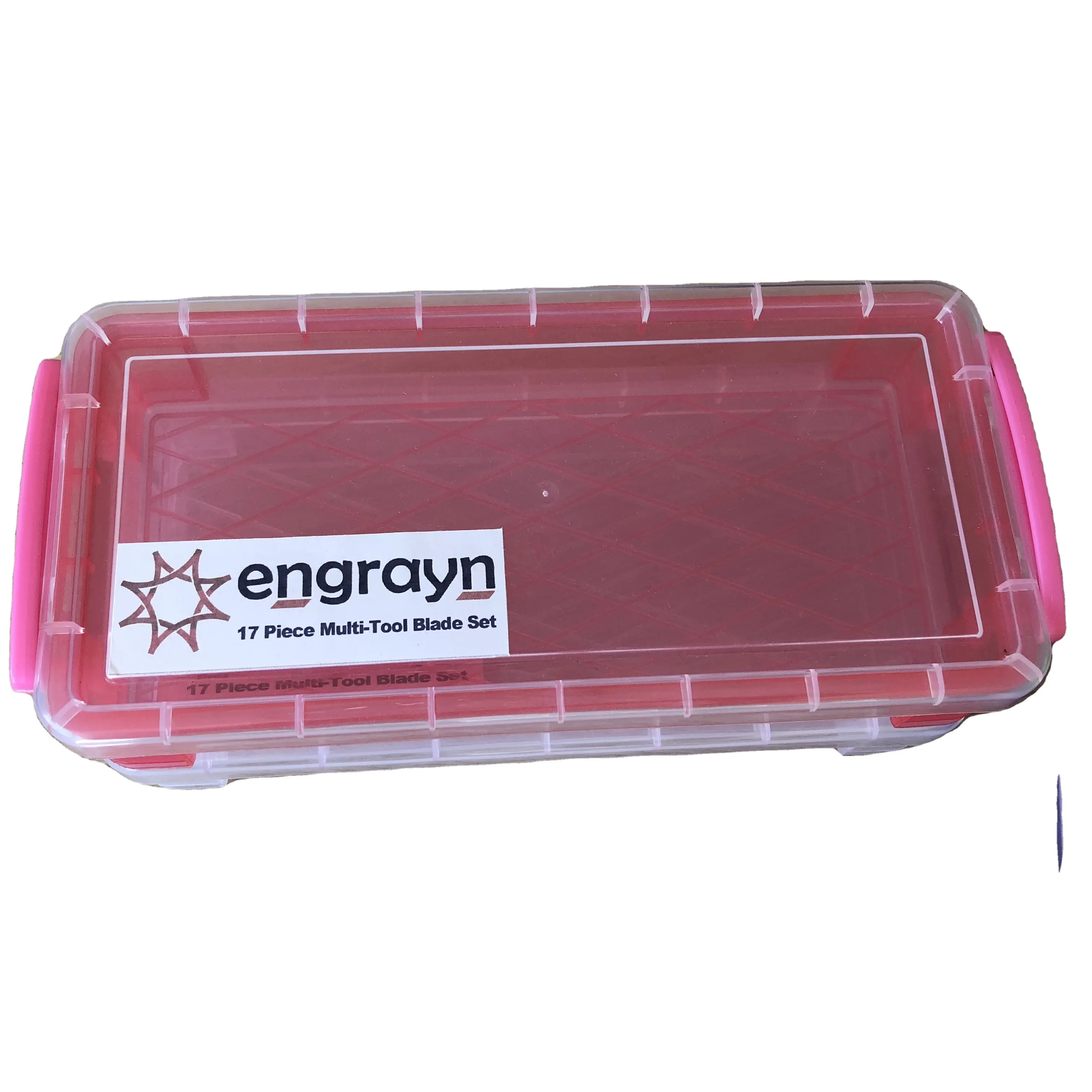 한 칸 Clear Plastic Storage Box 대 한 Screws Nuts