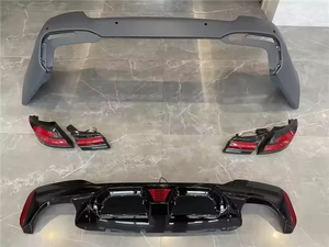 SJC accesorios de coche para <span class=keywords><strong>BMW</strong></span> 5 Series F10 F18 Kits de carrocería <span class=keywords><strong>2011</strong></span>-2017 actualización M5 G30 estilo rejilla difusor parachoques trasero faro - Product Image 6