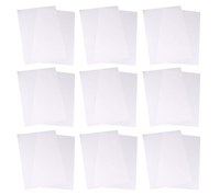 Feuilles de papier anti-adhésif vierges en silicone pour ruban washi double face A4/A5 120g réutilisables