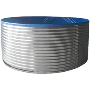 Round Hot galvanized corrugated steel 200 m3 Agricultural irrigation water storage tank corrugated water tank