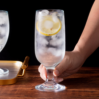 Vente en gros Verres à vin rouge en acrylique Gobelets en plastique incassables PC résistants à la chaleur pour les cantines d'hôtel Hotpot Restaurant