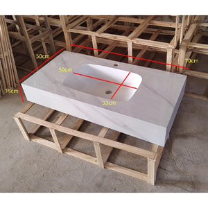 Encimera de Baño de Piedra Artificial Moderna, Piedra Sinterizada, para Proyectos de Hoteles y Hogares, Ecológica, Duradera, <span class=keywords><strong>Precio</strong></span> Económico - Product Image 3