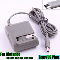 Chargeur mural adaptateur secteur de voyage à domicile pour Nintendo NDS DS Lite NDSL DSL US EU Plug USG-001 USG-002