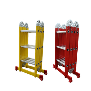Escaleras plegables multiusos de aluminio, extensibles y resistentes, para 7 <span class=keywords><strong>metros</strong></span>, con EN131 - Product Image 2