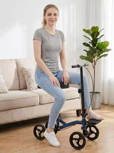 Adjustable Rollator <strong>Walker</strong> with Comfort <strong>Seat</strong> for Daily Walking - Product Image 2
