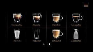 เครื่องทำกาแฟเอสเพรสโซ่และคาปูชิโน่แบบตั้งโปรแกรมได้ 19 บาร์ สำหรับใช้ในบ้านและโรงแรม พร้อมเครื่องตีฟองนมอัตโนมัติและการชงกาแฟควบคุมผ่านแอป - Product Image 4