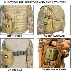 Bolsa de almacenamiento médica vacía personalizada, bolsa de botiquín de primeros auxilios médica impermeable portátil, para el hogar, viajes al aire libre, Camping, senderismo - Product Image 3