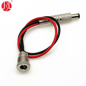 كابل تمديد طاقة تيار مستمر 5.5 مم × 2.1 مم × 5.5 مم مع موصل ذكر عالي التيار 15 أمبير وتيار مقدر 10 أمبير ونقاط تلامس نحاسية - Product Image 4