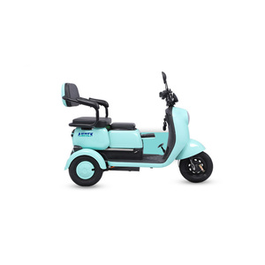 Tricycle électrique pour adultes, scooter à trois roues avec rangement, tricycle cargo à siège arrière, tricycle électrique à carrosserie ouverte - Product Image 3