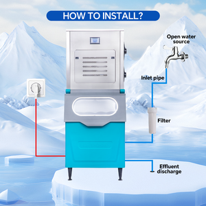 High Capacity <strong>Ice</strong> <strong>Flake</strong> <strong>Machine</strong> Evaporator Stainless Steel 5ton 1ton <strong>Ice</strong> <strong>Flakes</strong> Making <strong>Machine</strong> For Industrial - Product Image 4