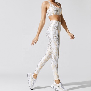 Fashion Booty Spandex Shiny Foil <strong>Print</strong> <strong>Snake</strong> Custom <strong>Leggings</strong> for Women - Product Image 5