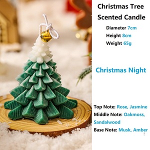 Christmas Tree Shaped <b>Candle</b> for Home <b>Gift</b> for Christmas Holiday New Year Decoration, Factory Christmas <b>Gift</b> Scented <b>Candle</b> - Product Image 6