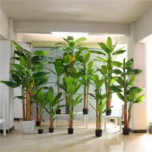 Artificial realistic banana tree bonsai home wedding hotel decoration