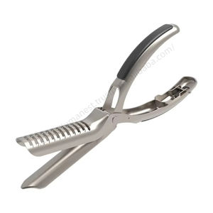 Removedor de membrana de costilla de acero inoxidable, guía de agarre antideslizante ergonómica, herramienta de preparación de costilla para barbacoa - Product Image 1