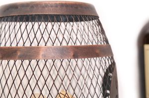 Porta Tappi di Sughero Rustico a Forma di Botte di Vino con Contenitore per Tappi, per Decorazioni Domestiche e Feste - Product Image 3