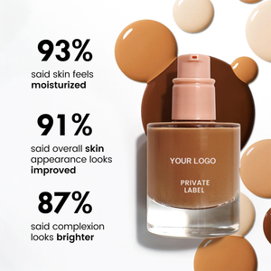 Crème <span class=keywords><strong>de</strong></span> <span class=keywords><strong>fond</strong></span> <span class=keywords><strong>de</strong></span> <span class=keywords><strong>teint</strong></span> mate à couvrance totale, vegan, imperméable, anti-brillance, personnalisable avec votre logo, 30 ml, pour un <span class=keywords><strong>teint</strong></span> <span class=keywords><strong>de</strong></span> bébé - Product Image 2