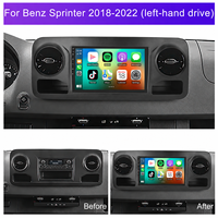 Pour Mercedes Benz Sprinter 2018-2022 Écran Lecteur DVD Radio 10 Pouces Android Auto Carplay GPS Navigation BT Stéréo Multimédia