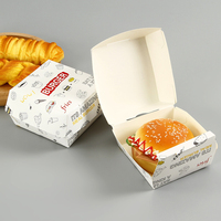 Cajas de Papel Autoarmables, Resistentes a la Grasa, Ecológicas, Reciclables, con Logotipo Personalizado Impreso al por Mayor, para Sushi, Pollo Frito y Chicle