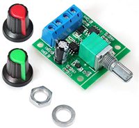 Controlador de Velocidad de Motor de Bajo Voltaje PWM DC 1.8V/3V/5V/6V/12V 2A 1803BK/1803B, Control de Velocidad Ajustable