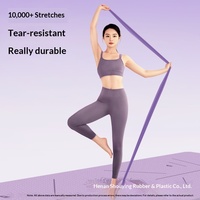 Bandas de Resistencia Medias para Yoga, Fitness y Danza, Material de Látex, Alta Elasticidad, Correas de Ejercicio, Múltiples Tamaños