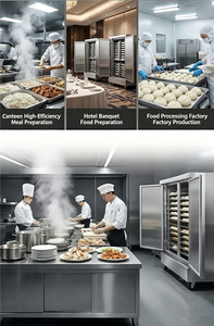 Vaporera Eléctrica de Arroz de 10 Bandejas con Certificación CE, Vaporera Comercial de Acero Inoxidable para Cocina - Product Image 4
