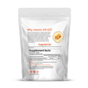 OEM vitamina D3 K2 cápsulas blandas etiqueta privada personalizada suplementos multivitamínicos - Product Image 3