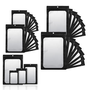 Bolsas <span class=keywords><strong>de</strong></span> aluminio <span class=keywords><strong>de</strong></span> alta barrera negras con fondo plano, reutilizables, para almacenar granos <span class=keywords><strong>de</strong></span> café, con válvula - Product Image 3