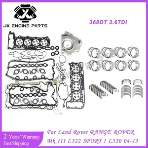 ชุดซ่อมเครื่องยนต์ 368DT ชุดแหวนลูกสูบ ชุดลูกปืน ชุดปะเก็น สำหรับรถยนต์แลนด์โรเวอร์ 3.6 เรนจ์โรเวอร์ 3 รุ่นสปอร์ต I L320 L322 3.6TDI 3.6L ดีเซล - Product Image 2