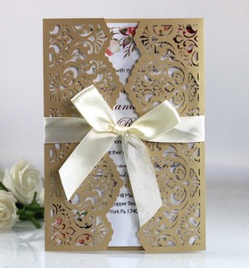 Invitaciones de Boda con Corte Láser Estilo Europeo y Americano, Tarjetas de Felicitación para Bodas, Gran Venta 2026 - Product Image 6