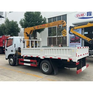 รถบรรทุกตงเฟิงติดเครนบูมตรง 4x2 3 ตัน 5 ตัน รถเครนไฮดรอลิกบูมตรง - Product Image 5