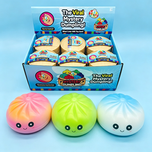 Juguete Blandito de Peluche con Forma de Bollo Sorpresa, con Caja de Vapor de Bambú, Colorido, de Levantamiento Lento, Antiestrés - Product Image 6