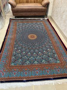 Alfombra Moderna de Seda Pura Hecha a Mano con Construcción Anudada a Mano, Superficie Antideslizante, Lavable, para Sala de Estar, Dormitorio, Hotel de Lujo - Product Image 2
